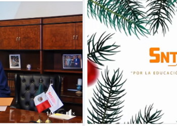 El secretario general, Alfonso Cepeda Salas, en Mensaje Navideño, hace un recuento de los avances y los desafíos por vencer que tiene el SNTE