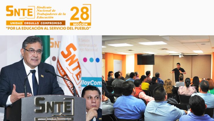 El líder magisterial Noé Rodríguez García, informó de los acuerdos de la 47 Sesión Extraordinaria del Consejo Nacional del SNTE en reunión extraordinaria del Comité Ejecutivo de la Sección 28   