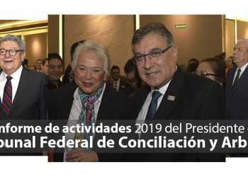 Magistrado Presidente del TFCA reconoce liderazgo del Secretario General del SNTE por el trabajo realizado para cumplir con la nueva legislatura laboral