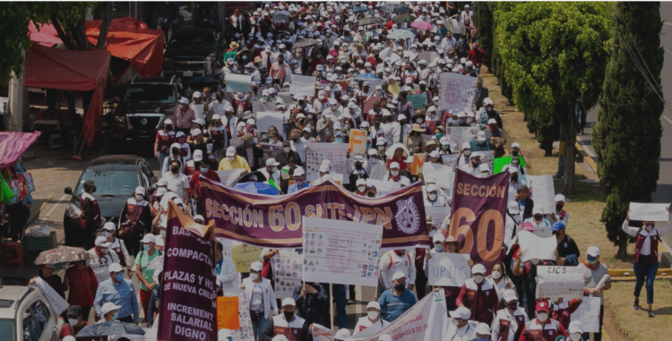 Exigen académicos del IPN que la autoridad responda ya a su pliego de demandas. Los respalda dirigencia nacional del SNTE