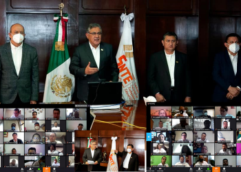 La unidad y democracia del SNTE se mantienen firmes, ante cualquier intento de transgresión, afirma Alfonso Cepeda Salas. Realiza reunión de trabajo con los dirigentes de la Sección 26, de San Luis Potosí