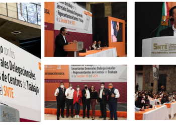 Líder del SNTE en reunión de trabajo con dirigentes delegacionales electos de la Sección 10 de la Ciudad de México