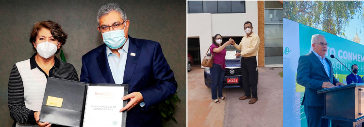 Apuntes de actividades nacionales y del estado de Sonora, del Sindicato Nacional de Trabajadores de la Educación. Semana del 17 al 23 de mayo de 2021   