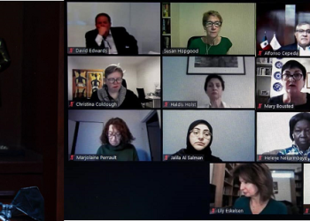 El secretario general del SNTE, Alfonso Cepeda Salas, participa en diálogo internacional sobre la educación post-Covid, con la presencia del director general de la OIT, Guy Ryder