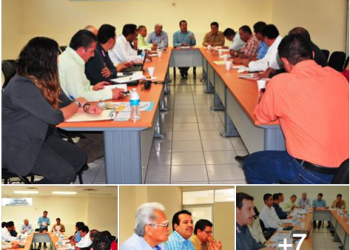 Se reúne el líder magisterial Francisco Javier Duarte Flores con los 13 coordinadores regionales de la Sección 28. Presente el representante del CEN del SNTE, Francisco Hernández Sánchez