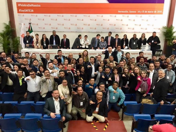 Trayectoria sindical del profesor César Adalberto Salazar López, electo el viernes anterior, como Secretario General de la Sección 28 del SNTE, para el periodo 2019-2023