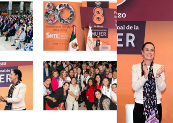 Con la presencia de la Jefa de Gobierno de Ciudad de México, Claudia Sheinbaum Pardo, el SNTE conmemora Día Internacional de la Mujer
