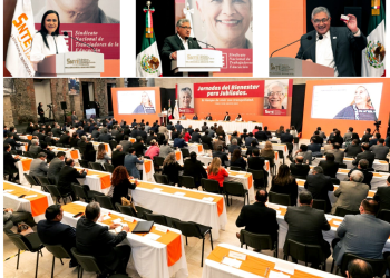 Acuerdan líder del SNTE y secretaria de Bienestar, Jornadas en favor de Jubilados del SNTE