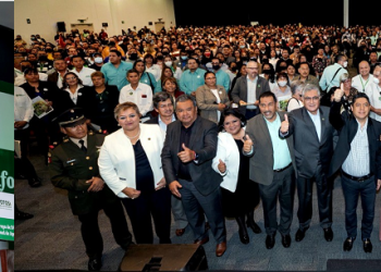 Líder del SNTE y gobernador de SLP entregan mil 561 dictámenes de promoción escalafonaria a Personal de Apoyo de la entidad   