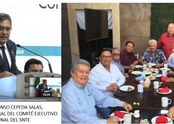 Exsecretarios generales de la Sección 28 del SNTE se reúnen en Hermosillo y expresan el más firme respaldo al Secretario General del CEN del SNTE, maestro Alfonso Cepeda Salas