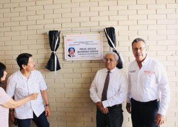 A una escuela primaria de Hermosillo se le asigna el nombre de Hugo Romero Ojeda, exsecretario general de la Sección 28 del SNTE