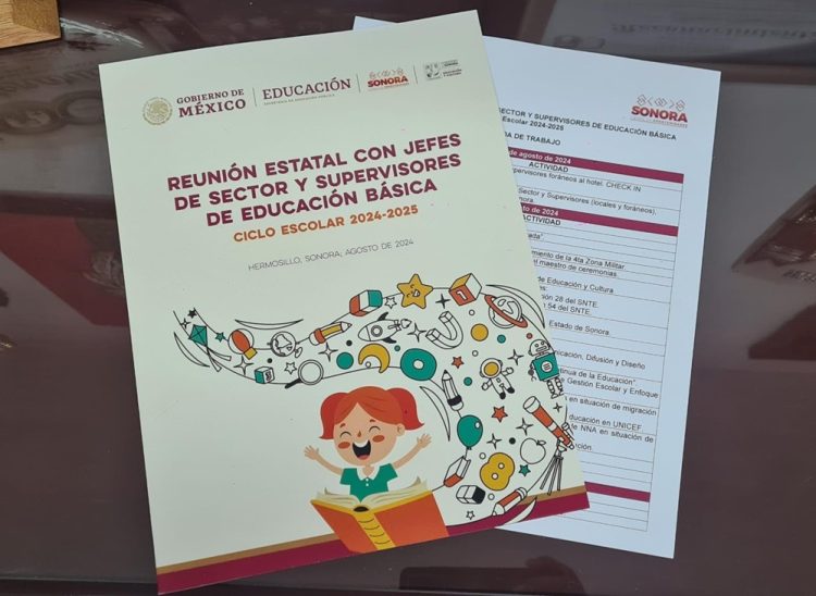 Acerca del Encuentro Estatal de Supervisores y Jefes de Sector que inicia mañana en Hermosillo