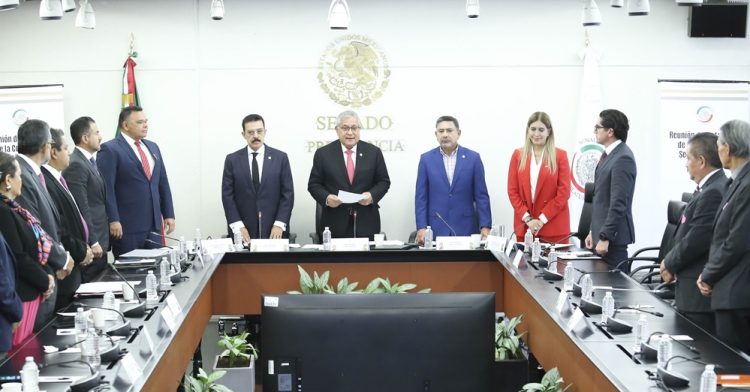 Instalación de la Comisión de Seguridad Social del Senado de la República, que preside el senador Alfonso Cepeda Salas