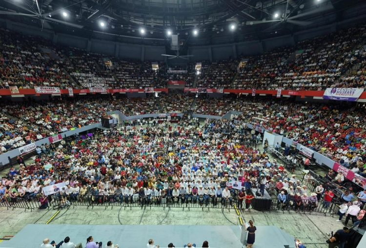 Sonora recibe con los brazos abiertos a su Presidenta