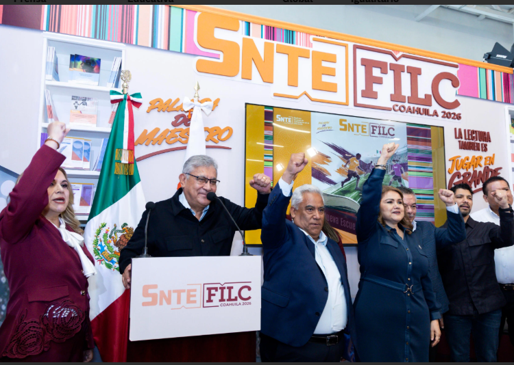 El SNTE celebra una participación histórica en la Feria Internacional del Libro de Coahuila 2026