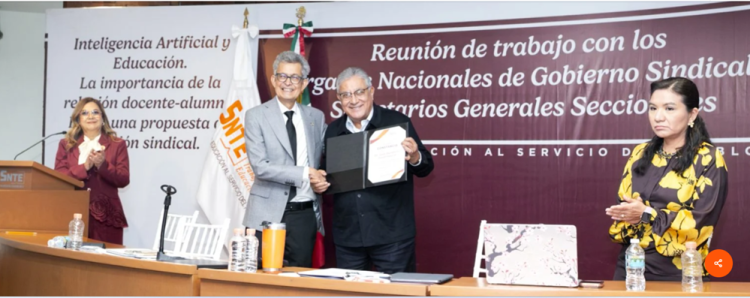 Se reúnen dirigentes del SNTE para analizar el uso de la IA en la educación