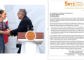 SNTE apoya a la Presidenta y valora política social orientada a reducir desigualdades