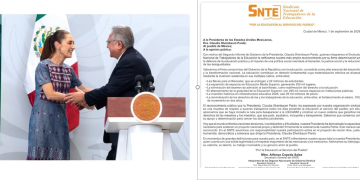 SNTE apoya a la Presidenta y valora política social orientada a reducir desigualdades