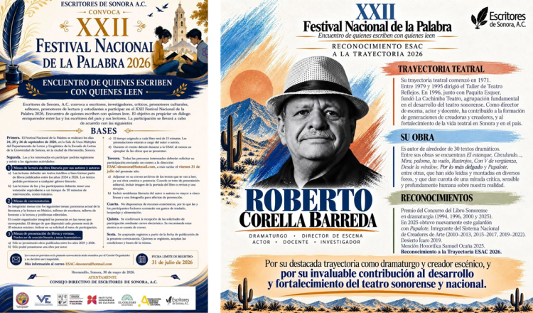 Mañana jueves empieza el XXII Festival Nacional de la Palabra organizado por ESAC